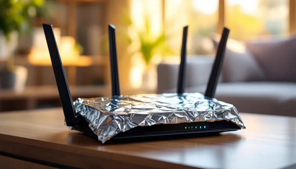 descubre la verdad sobre lo que sucede realmente cuando envuelves tu router en papel aluminio y por qué no es un mito ni una broma.