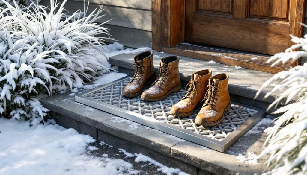 descubre una solución simple para mantener limpio tu felpudo en invierno sin necesidad de lavarlo. ¡prueba este método fácil y efectivo!
