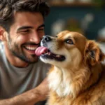 descubre por qué tu perro te lame la cara y aprende consejos efectivos para evitar este comportamiento de manera amable y respetuosa.