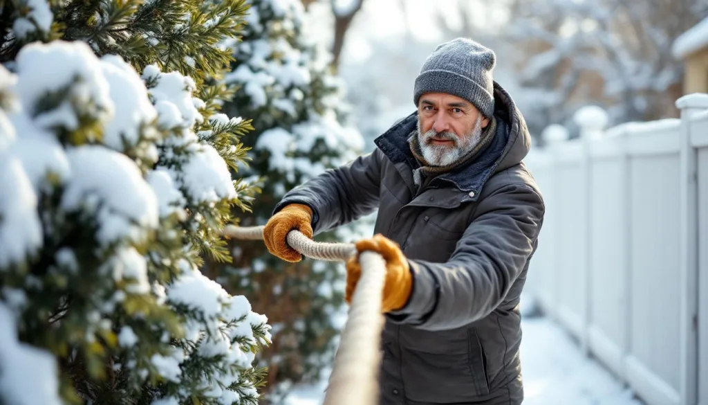 descubre el secreto del jardinero para eliminar la nieve fácilmente usando solo una cuerda. ¡método rápido y eficaz para mantener tu jardín despejado en invierno!