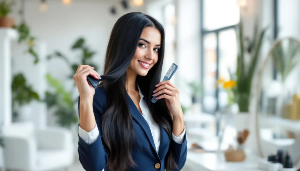 una estilista comparte técnicas efectivas para peinar cabello fino sin usar cardado, logrando un look voluminoso y natural fácilmente.